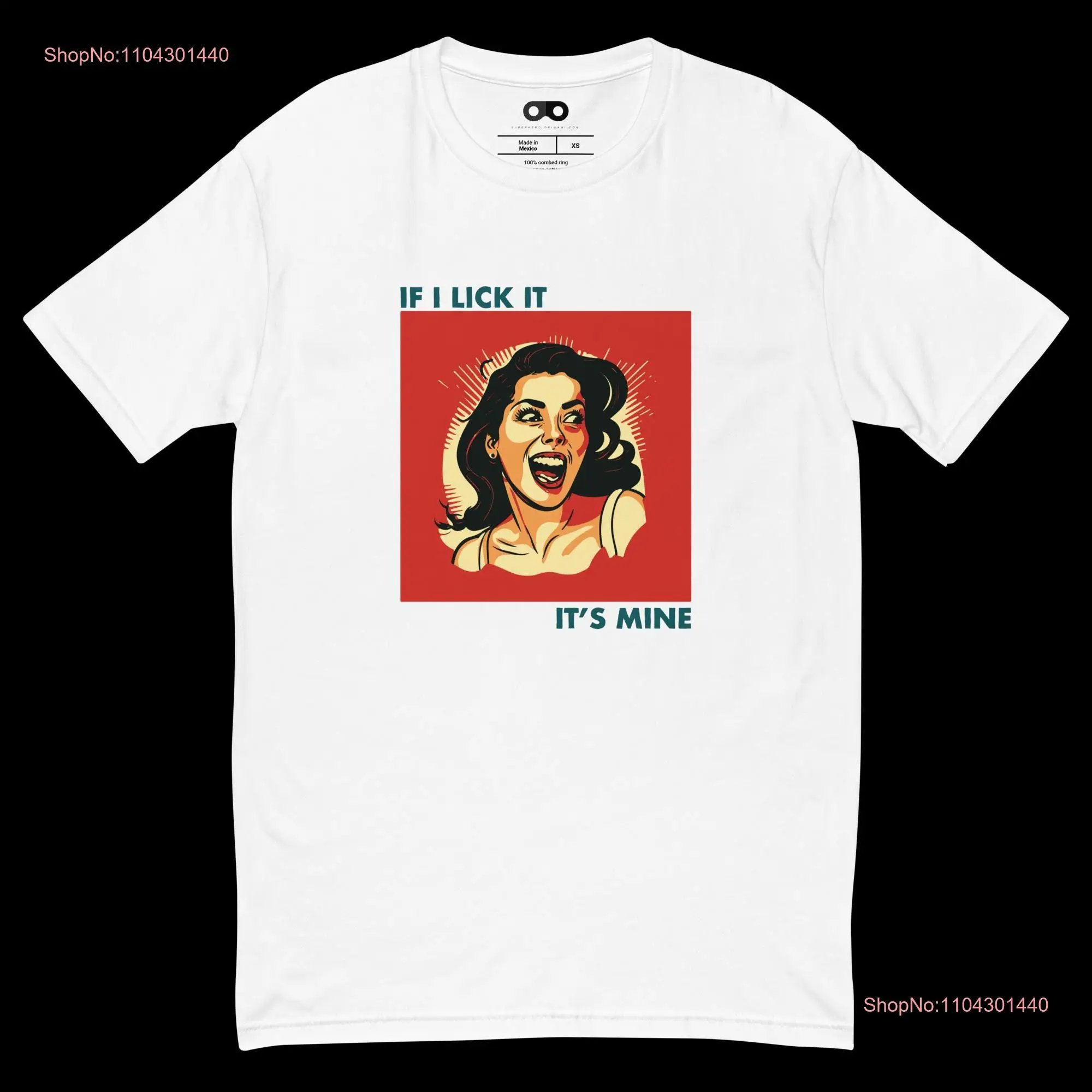 Футболка If I Lick It с длинными или короткими рукавами