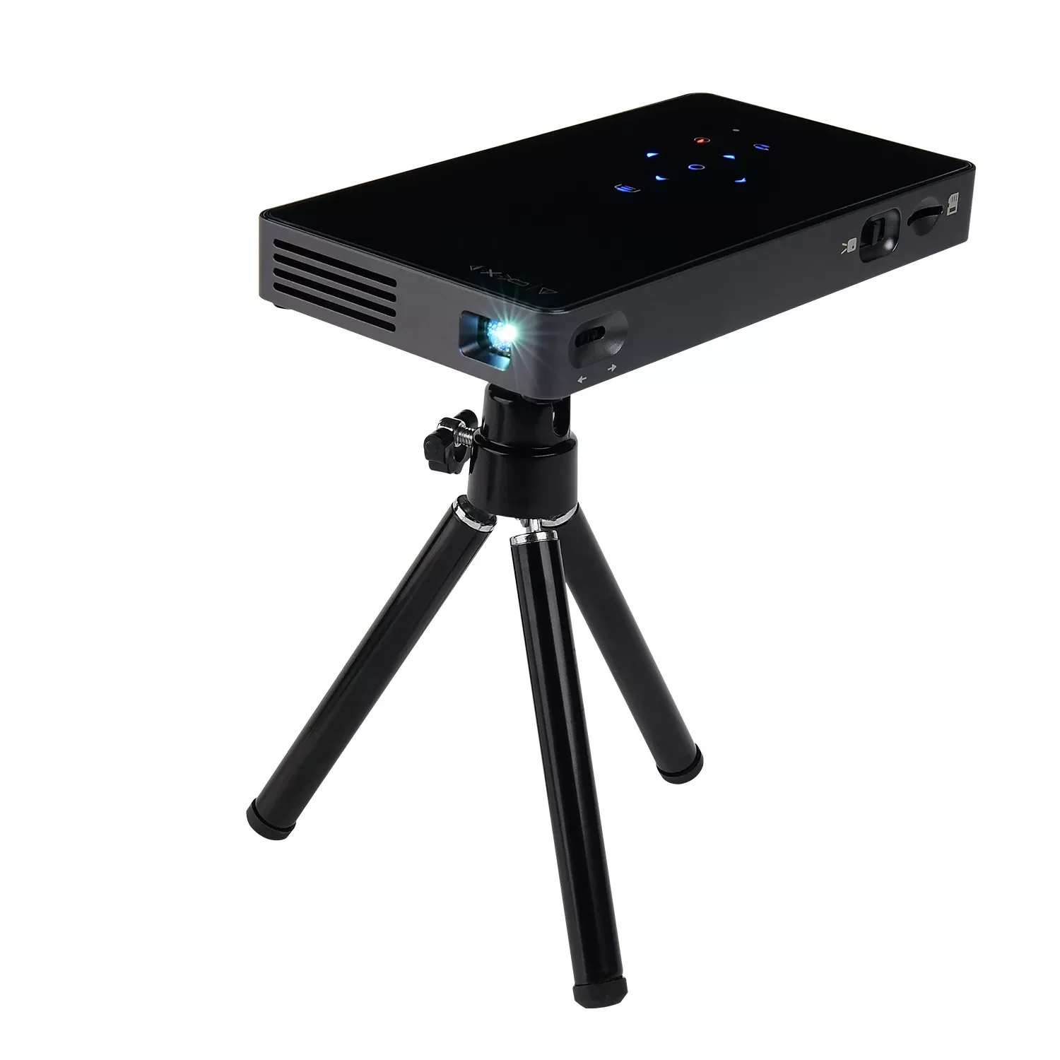 

P8 DLP Mini Portable Projector Android 9.0 Home Cinema 4K Projector WiFi Bluetooth Miracast Airplay 1080P Home beamer