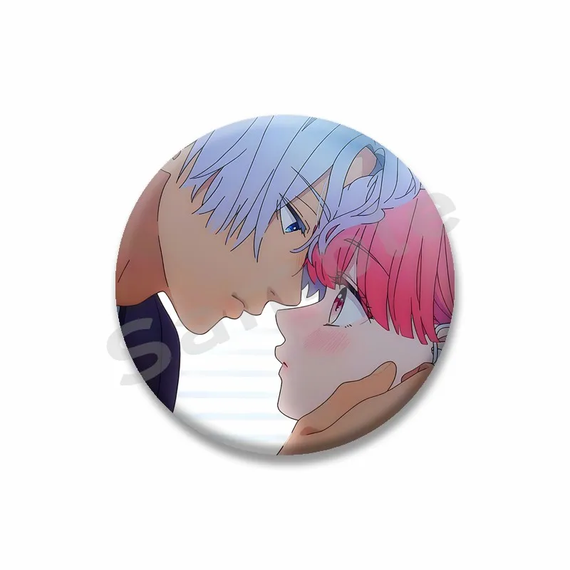 Фото New Anime Character Itsuomi Nagi Yuki Itose Oushi Shin Badge A Sign of Affection Cosplay Brooch Pins Bag Clothing Accessories №5
