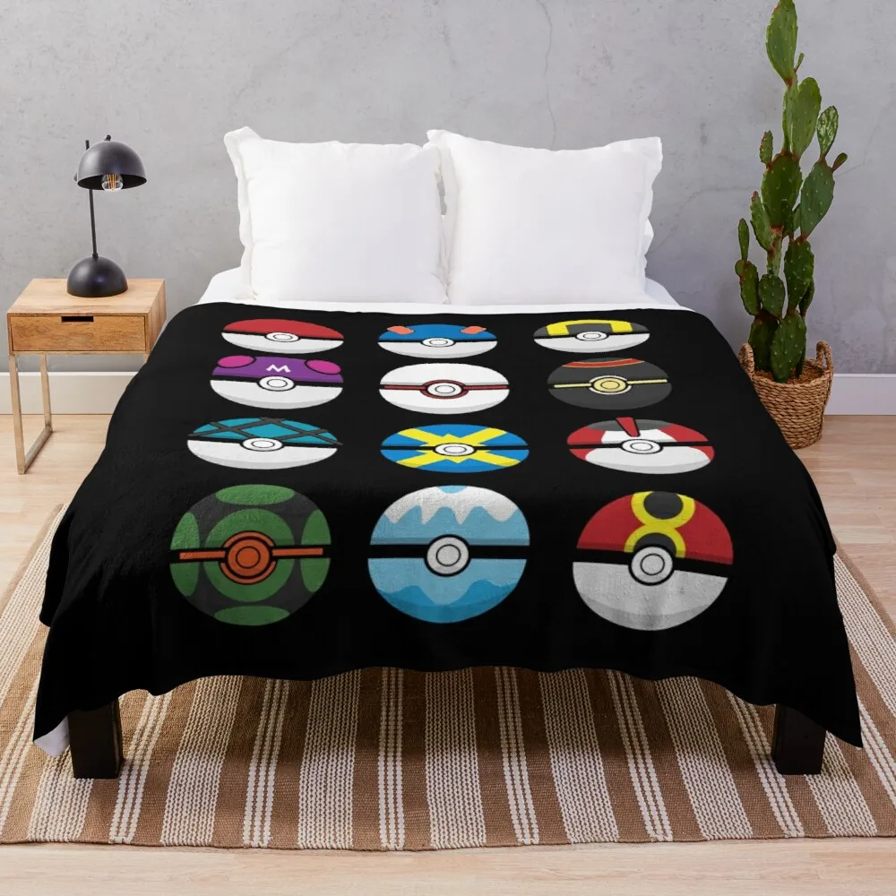 

pokeball Throw Blanket custom blanket brand blanket