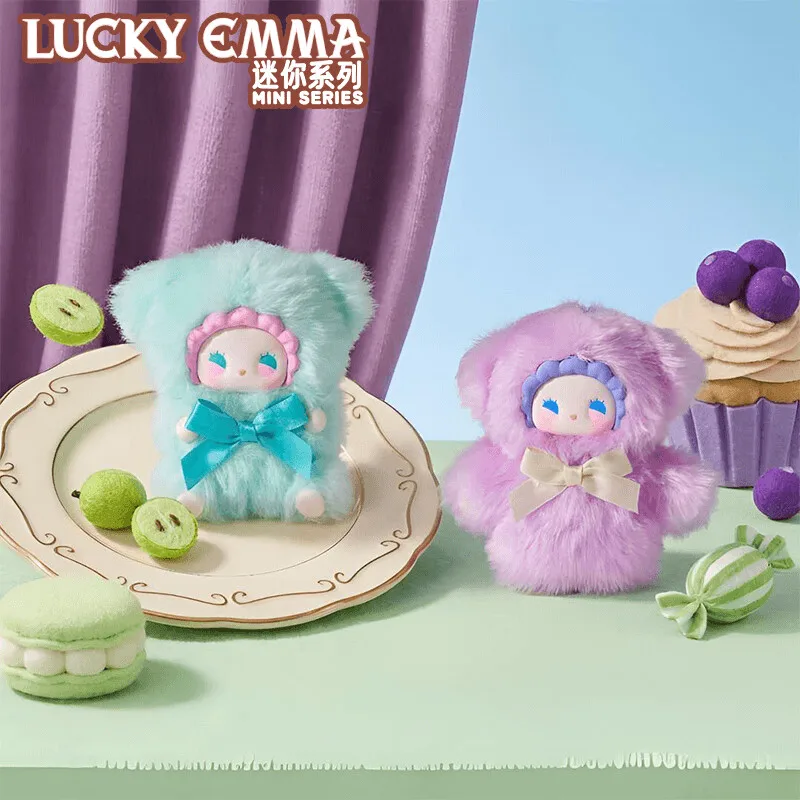 Фото Набор мини-фигурок LUCKY EMMA: Аниме-фигурки, подвески для сумок, брелоки, игрушки-сюрпризы, кавайные куклы, виниловые трендовые игрушки №3