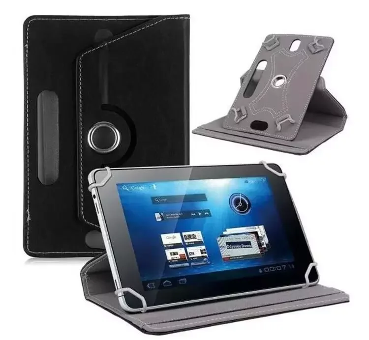 

Inch Universal 360 Degree Rotating Four Hook Leather Tablet Protection Case