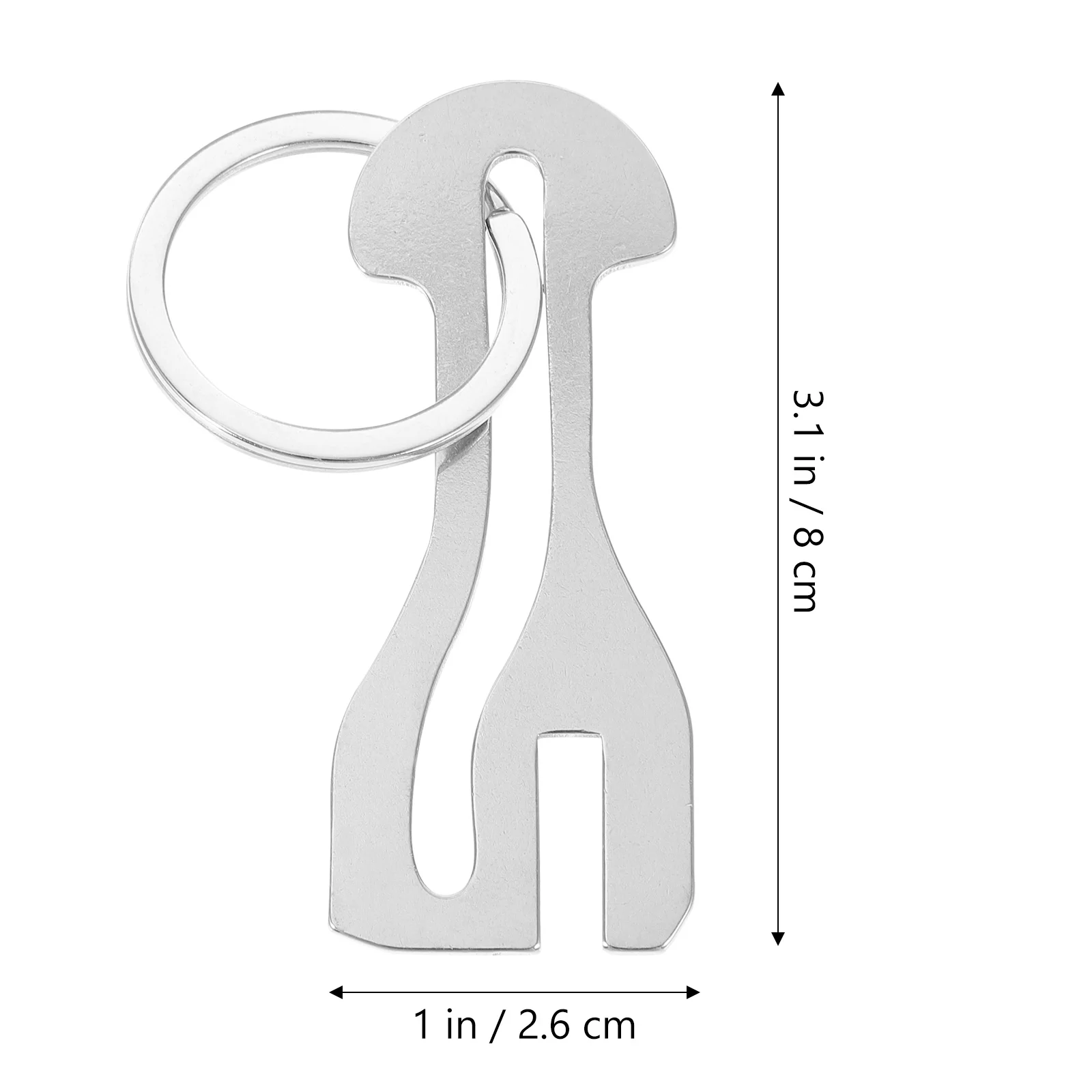 4 шт. тележка для монет брелок ключей жетон складной металлический тележки