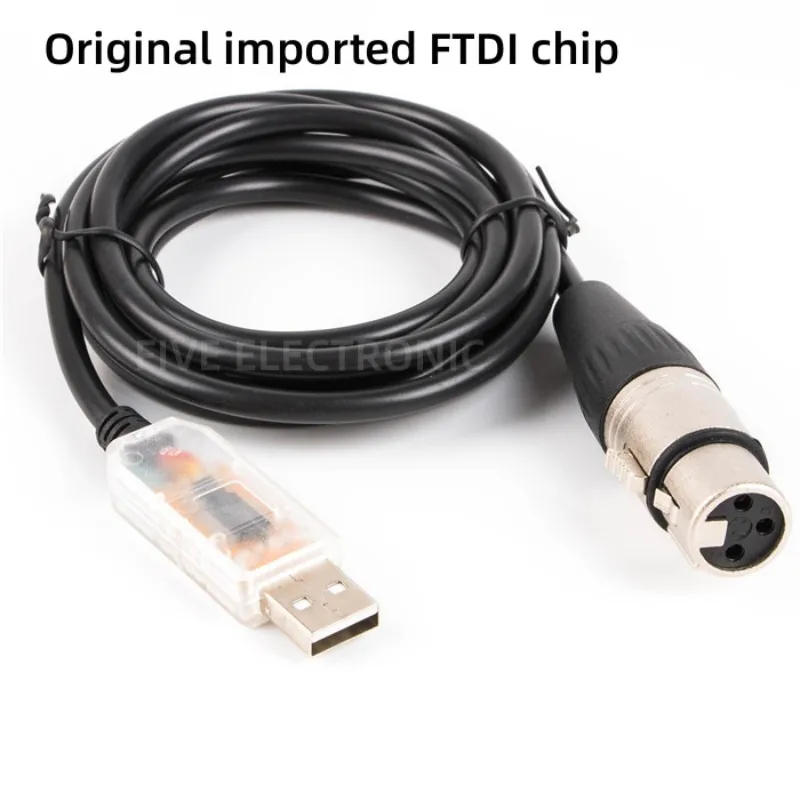 

Dmx512 линия управления освещением сцены FTDI USB RS485 XLR кабель