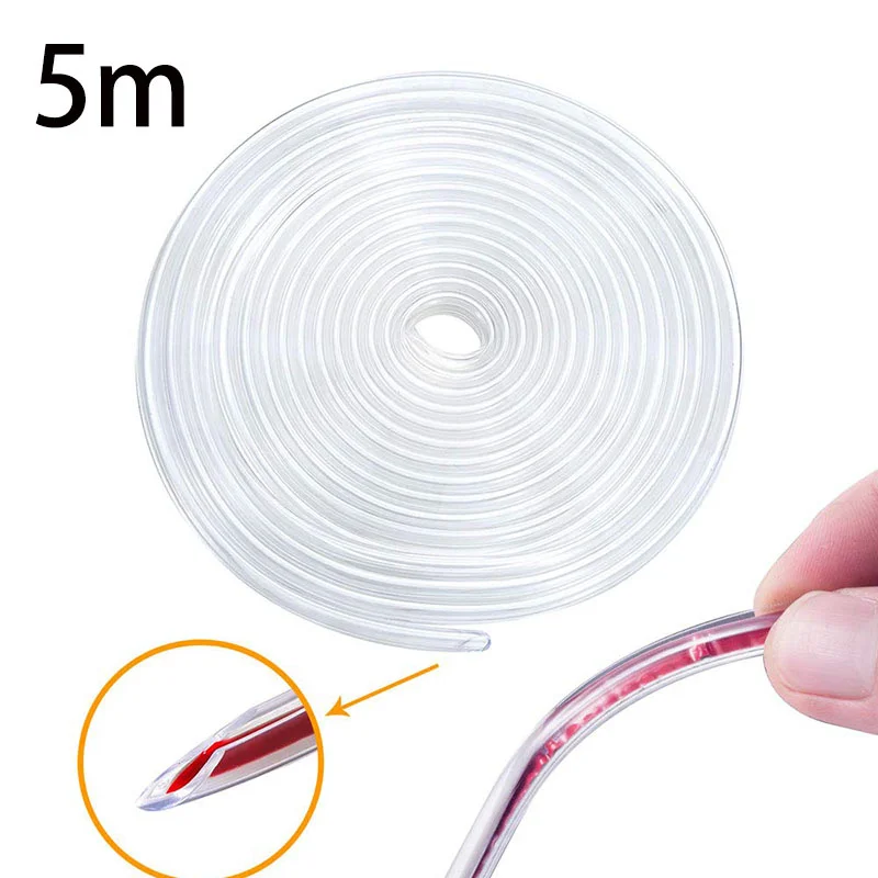 

Автомобильная U-образная защита дверей автомобиля, прозрачная защита края, накладка, Стайлинг, молдинг, резиновая защита от царапин, универсальная дверь автомобиля