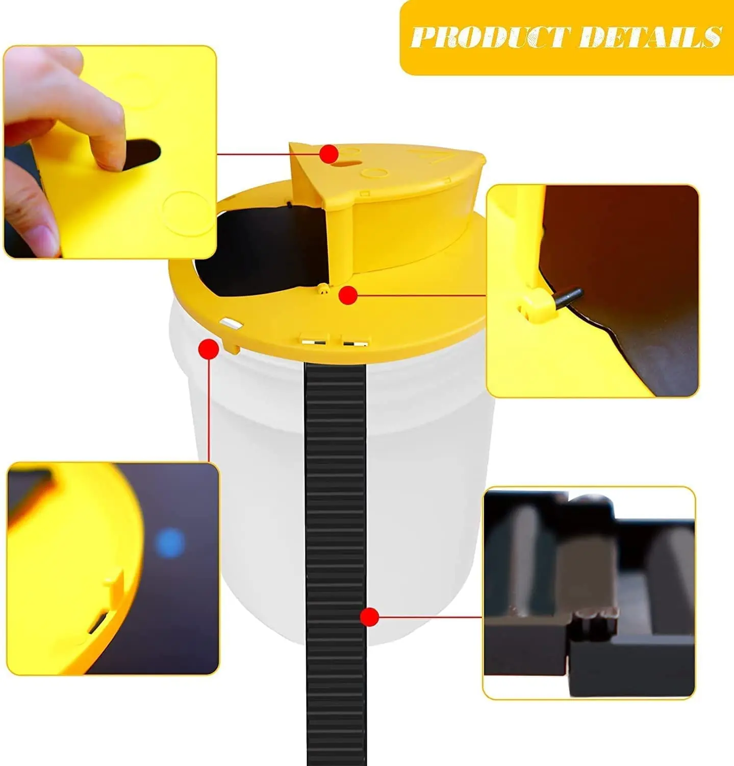 Ловушка для мыши флип-искользящая крышка ведра фотоловушка помещений и улицы