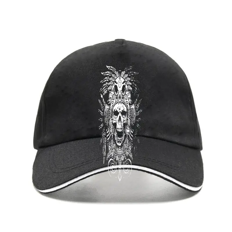 

Aztec King Mexican Skull Mask Bill Hat Design(1)