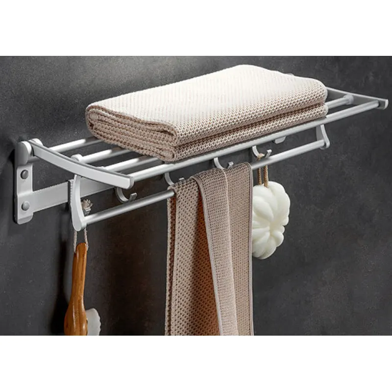 SZMJ-SN Shower caddies Bathroom rack bathroom non perforated hardware pendant towel |