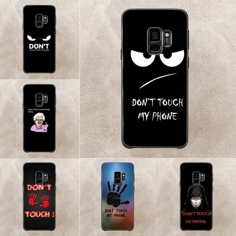 

Don't Touch My Phone Phone Case For Samsung Note 8 9 10 20 Case For Note10Pro 10lite 20ultra M20 M31 Funda Case