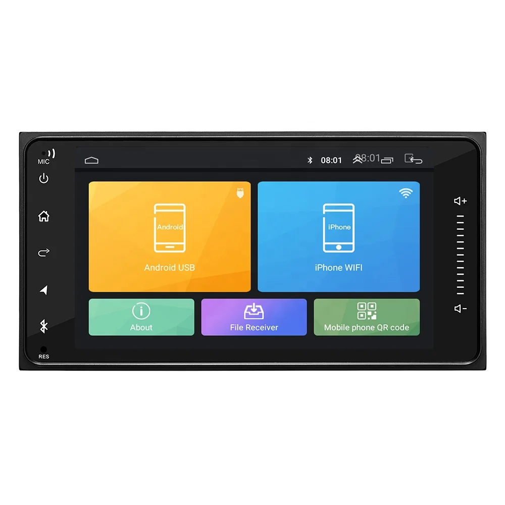 Factory supply Hot Sales 2 Din 7169 Car Android GPS Navigation Android 9.1 1+16GB Wifi BT GPS Car player enlarge