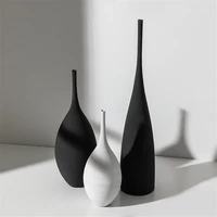 home decoration jingdezhen nato modern minimalist handmade art zen vase ceramic ornaments living room model