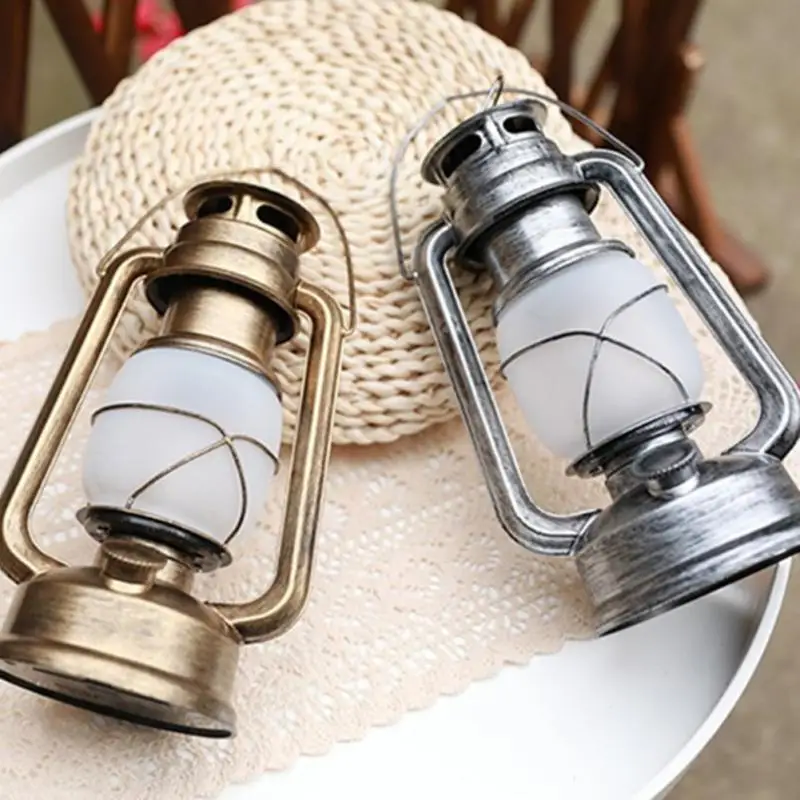 

Retro Led Tent Camping Lantern Portable Camping Equipment Garden Decoration Lamp Outdoor Camping Flame Light Vintage Camping Hot