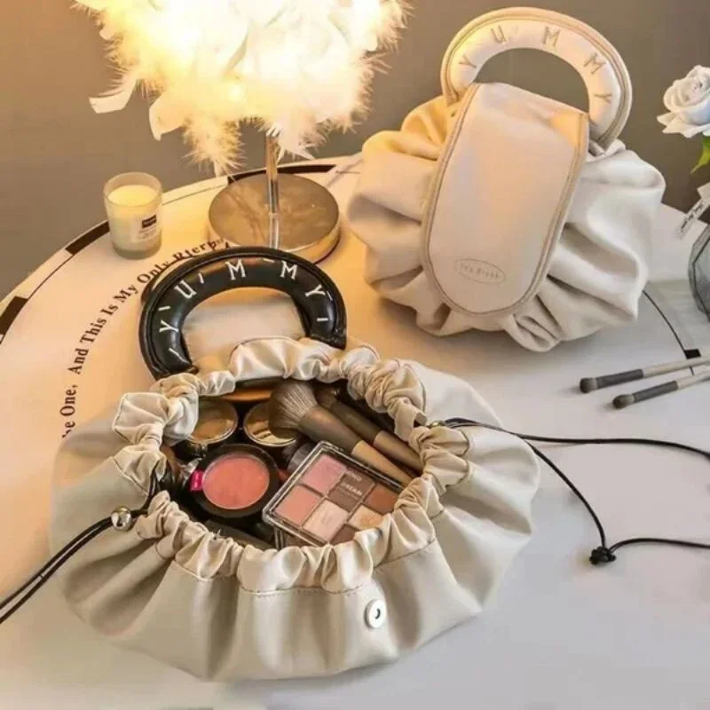 Ленивая косметичка на шнурке для макияжа дорожная сумка хранения косметики