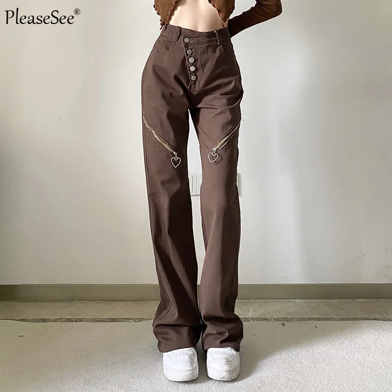 Брюки женские с высокой талией уличная одежда длинные брюки-карго лето