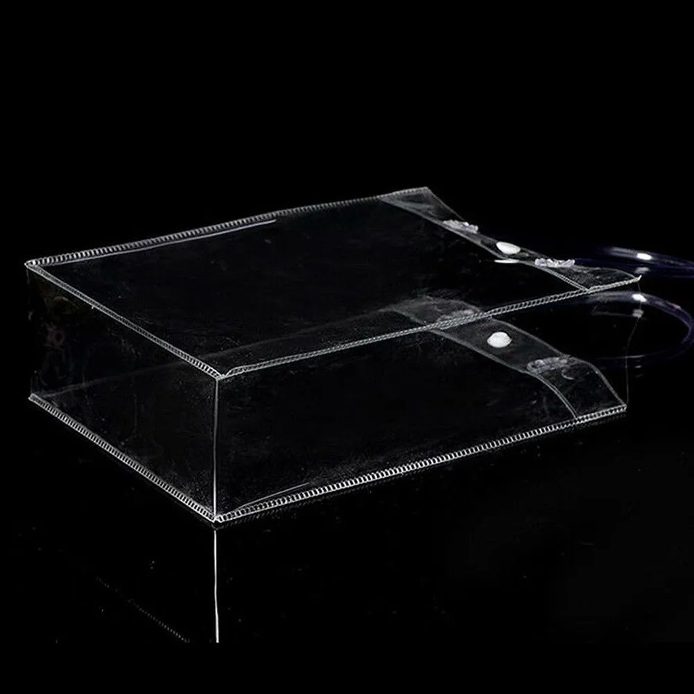 

Parties Picnics Ice Wine Bag Handbag 20*26*8cm With Handle Bottle Cooler Champagne Drink Bucket Clear Portable