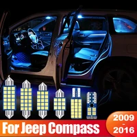 for jeep compass 2009 2010 2011 2012 2013 2014 2015 2016 4pcs canbus car led interior dome lamps trunk light accessories