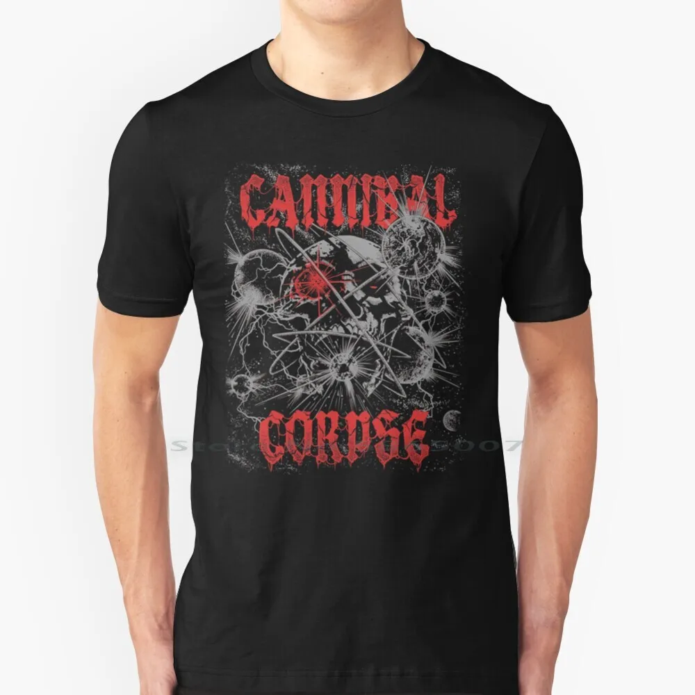 Cannibal Corpse T Shirt 100% Cotton Cannibal Corpse Death Metal Goregrind Black Metal Brutal Metal Scourge Of Iron Pat Obrien