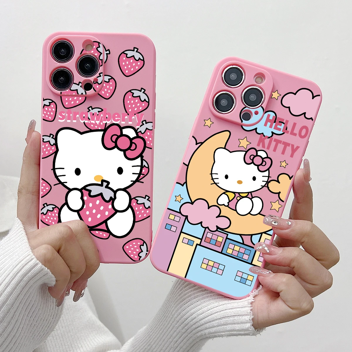 Чехол из ТПУ для Huawei Nova 11SE Y72 Honor X6A X7A X7B X8A X5 X9B X8B 90 100 lite Moon Hello Kitty