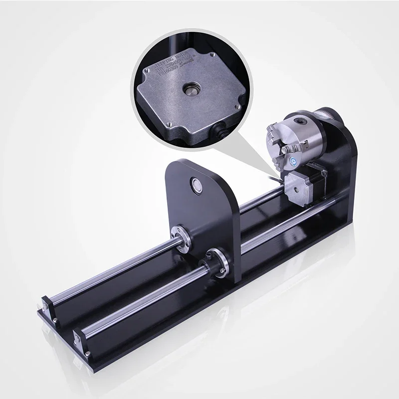 Трехкулачковый прокруточный патрон из нержавеющей стали с поворотной осью для