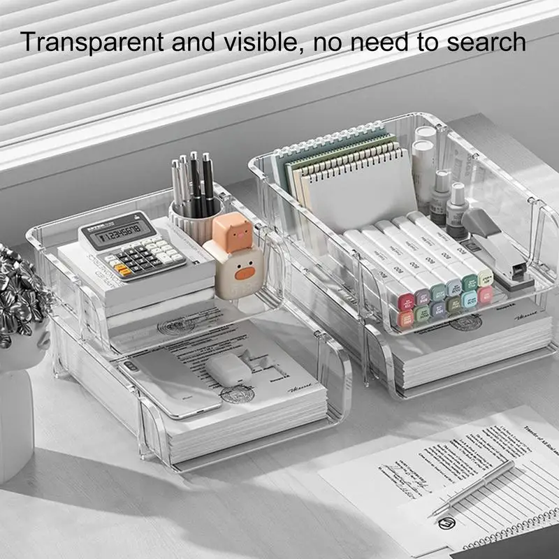 Настольный органайзер для документов формата А4 бумаги стеллаж пластиковая