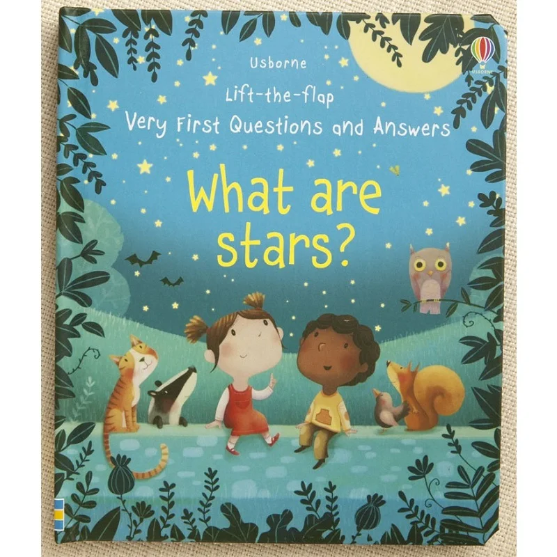 

Lift the Flap Questions and Answers What are Stars English 3D Picture Board Book Kids Children Reading Books