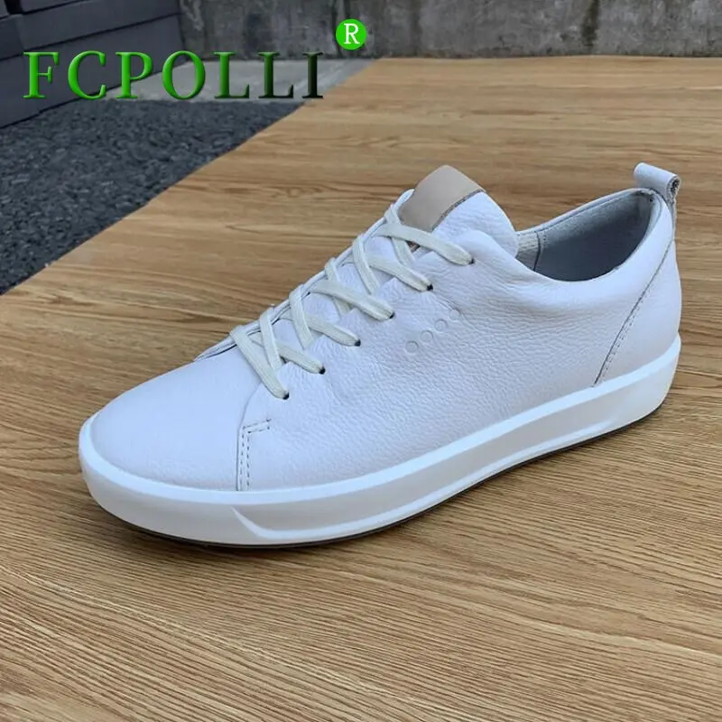 Fcpolli Mens Golf Training Anti Slip Rubber Leisure Sport Shoe Men Genuine Leather Golf Shoes for Man Luxury Brand Golf Sneakers