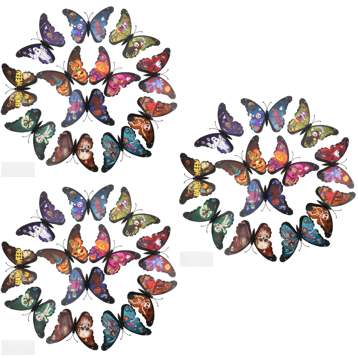 

Ornament Wall Butterflies Decal Bedroom Decals Removable Stickers Decorative 3d