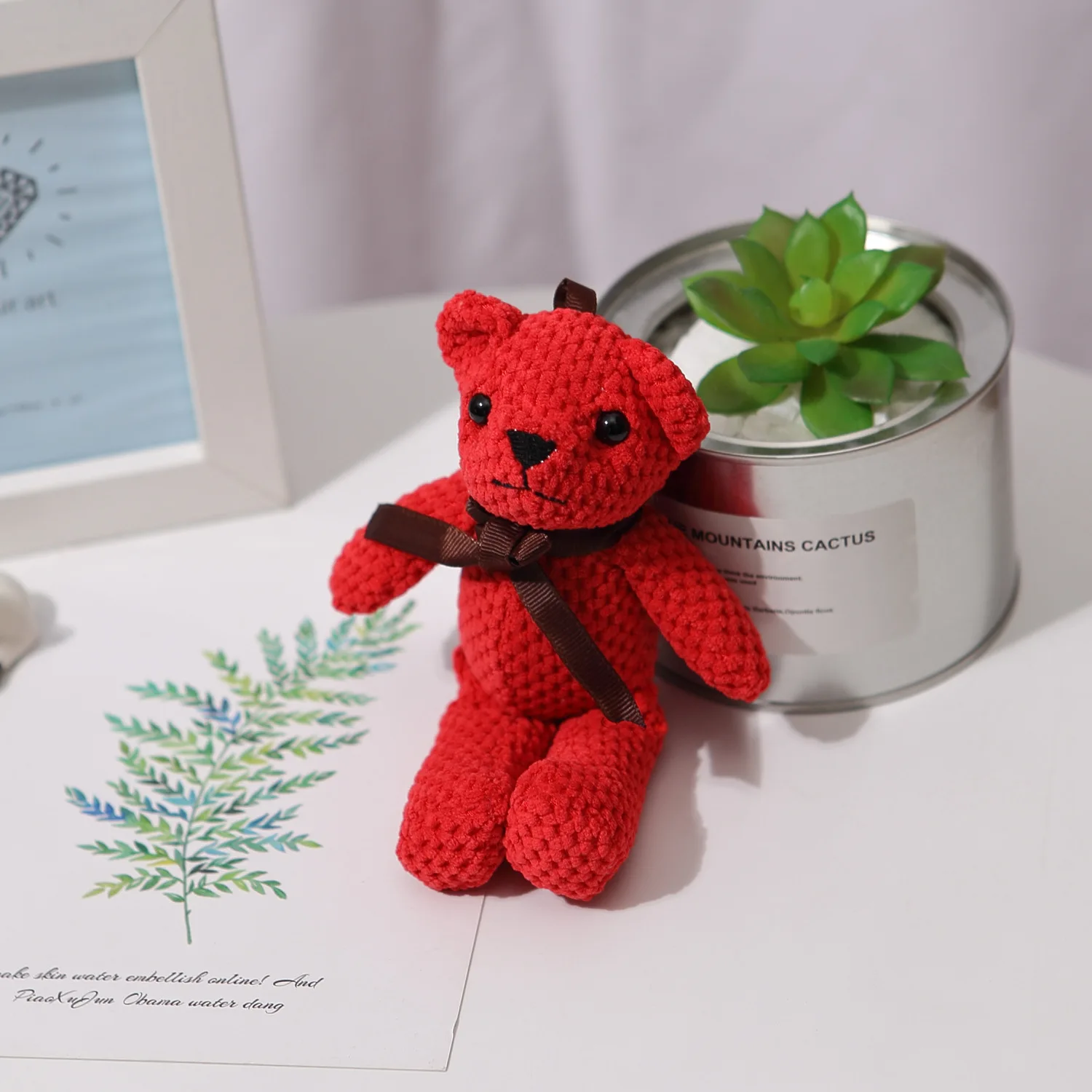 Игрушка Тедди в виде ананаса с сеткой длинная кукла Мишка длинными ногами