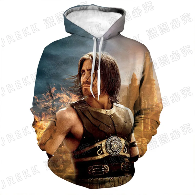 Толстовка мужская с капюшоном модная повседневная одежда 3D принтом из фильма