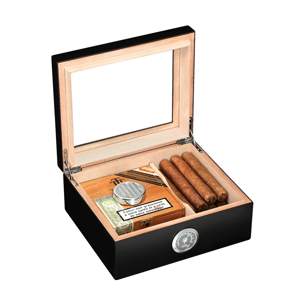 GALINER Cedar Wood Cigar Humidors High Capacity With Hygrometer Humidifier For Cigar Box Smoking Accessories Luxury