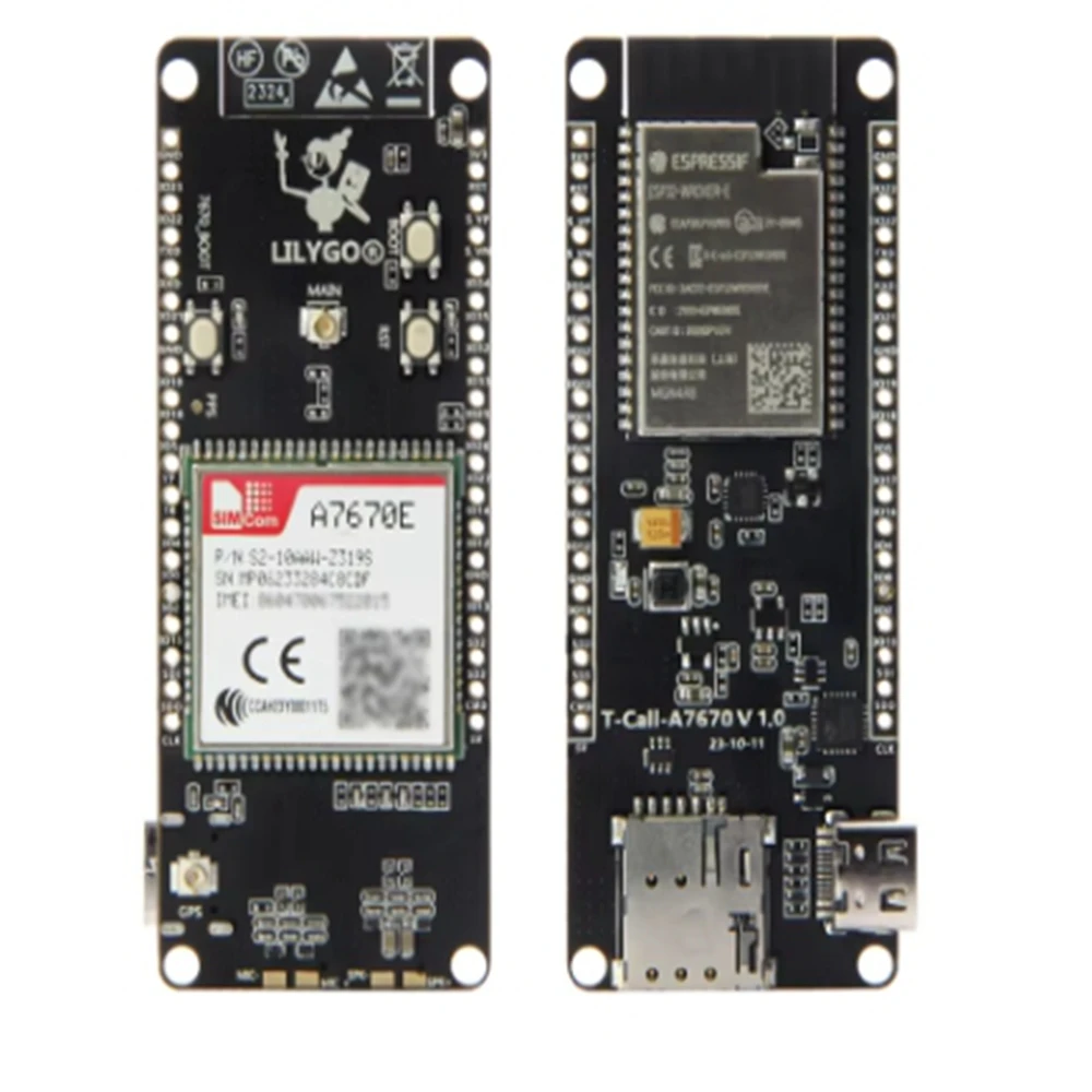T-Call A7670 4g 2g esp32 Entwicklungs плата a7670e lte gsm Mobilfunk netz ESP32-WROVER-E WLAN Bluetooth-Funkmodul