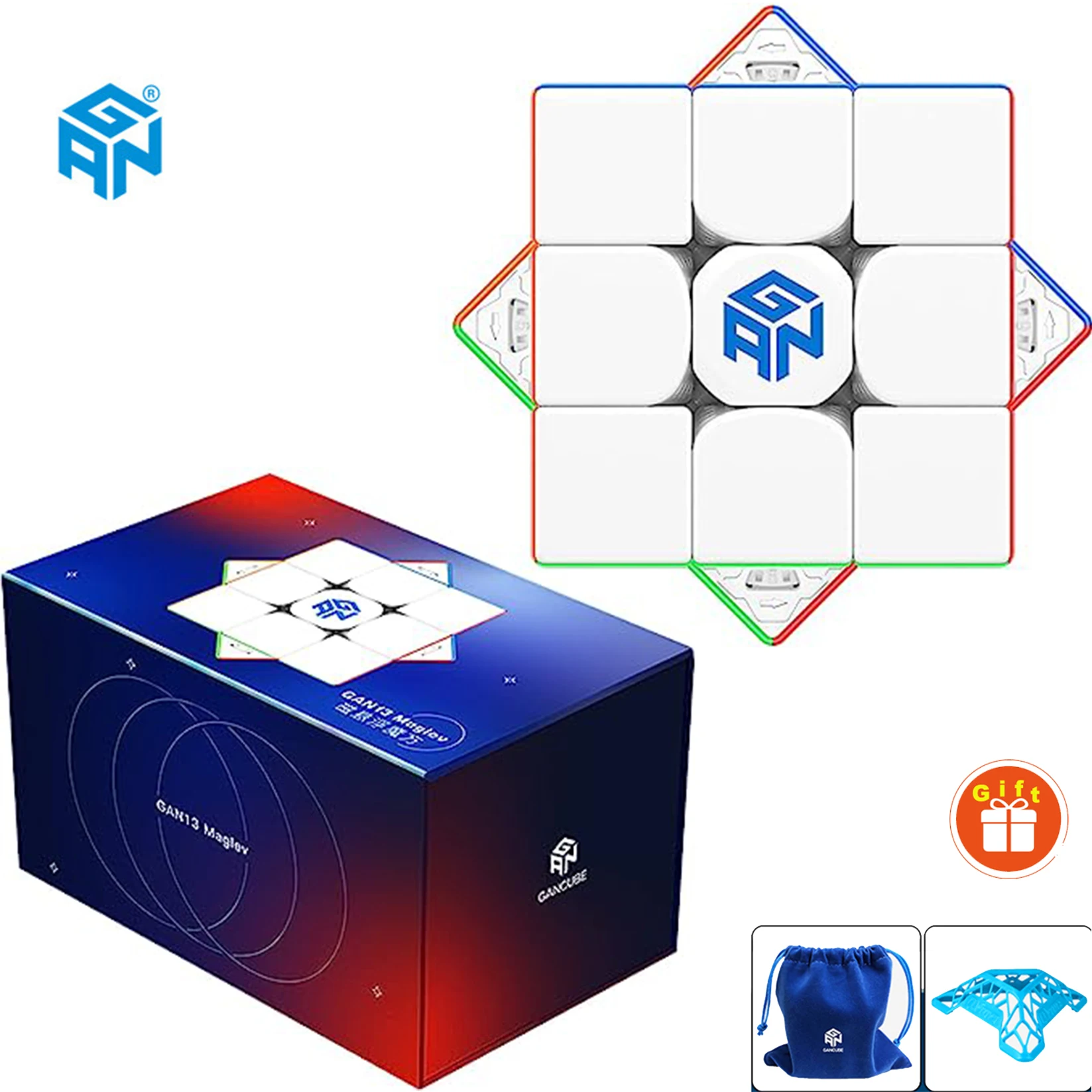 

GAN 13 Maglev UV Magic Speed Cube Professional Magnetic GAN13 Maglev Fx Magnetic Puzzle Children Toys Magic Cubo
