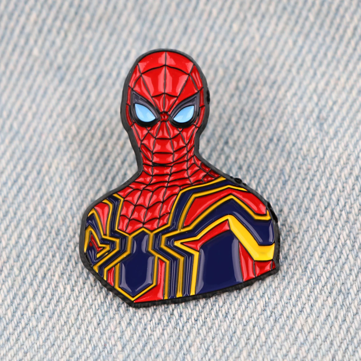 

Spider Man Enamel Pin Lapel Pins Badges on Backpack Women's Brooch Clothes Gift Jewelry Fashion Accessories Collection Superhero