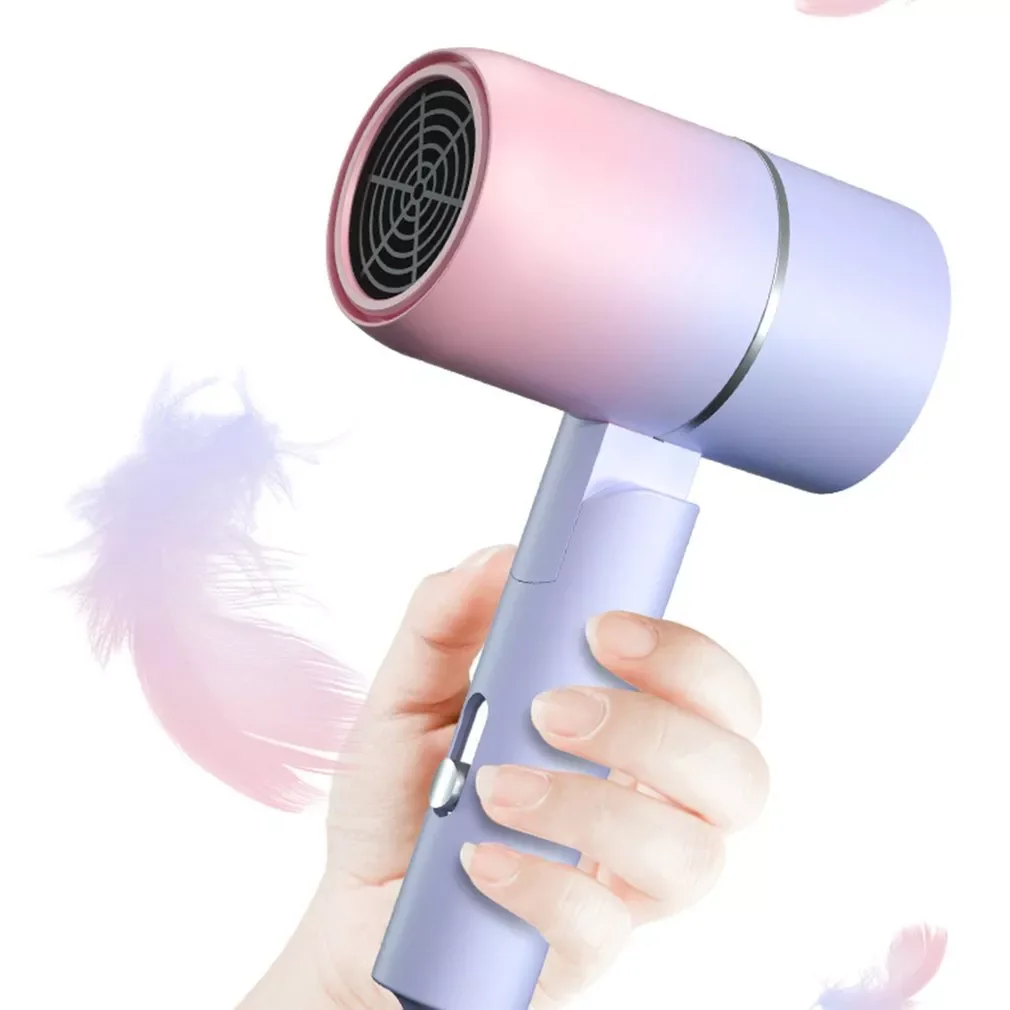 

Hair Dryer Professional Salon Folding Ionic Dry Hair Blow Dryer With Diffuser & Concentrator Powerful Fast Drying Hairdryer