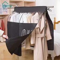 covers for clothes dust cover non woven fabric visible transparent window garment suit shirt coat wardrobe organizer storage bag