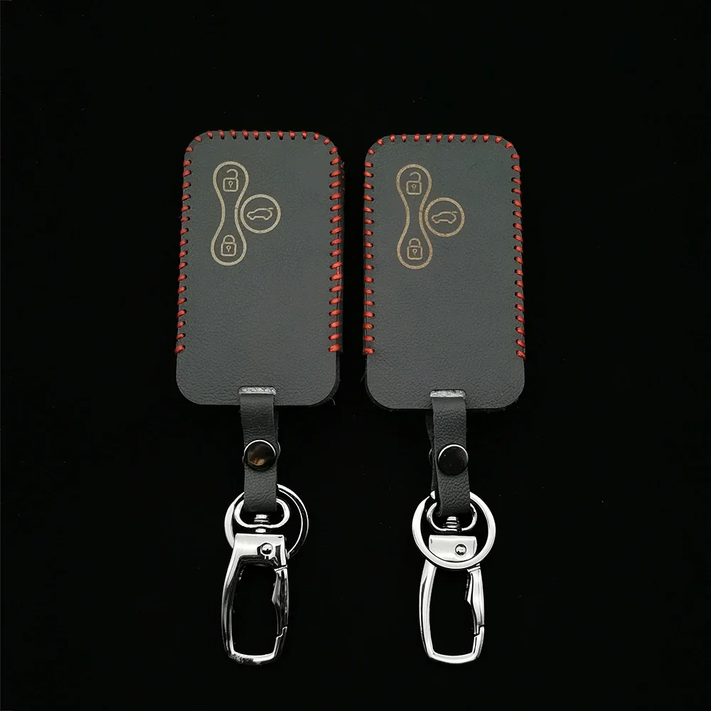 Автомобильный смарт-ключ кожаный с дистанционным управлением для Renault Koleos Laguna 2 3