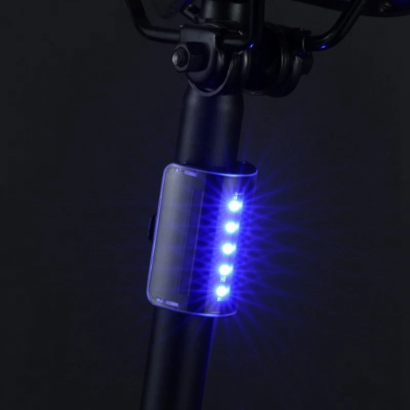 

USB Rechargeable Bicycle Safety Rear Lights Waterproof Cycling Smart Sensing Taillight Road Cycling LED Bike Lights Bright Lamp