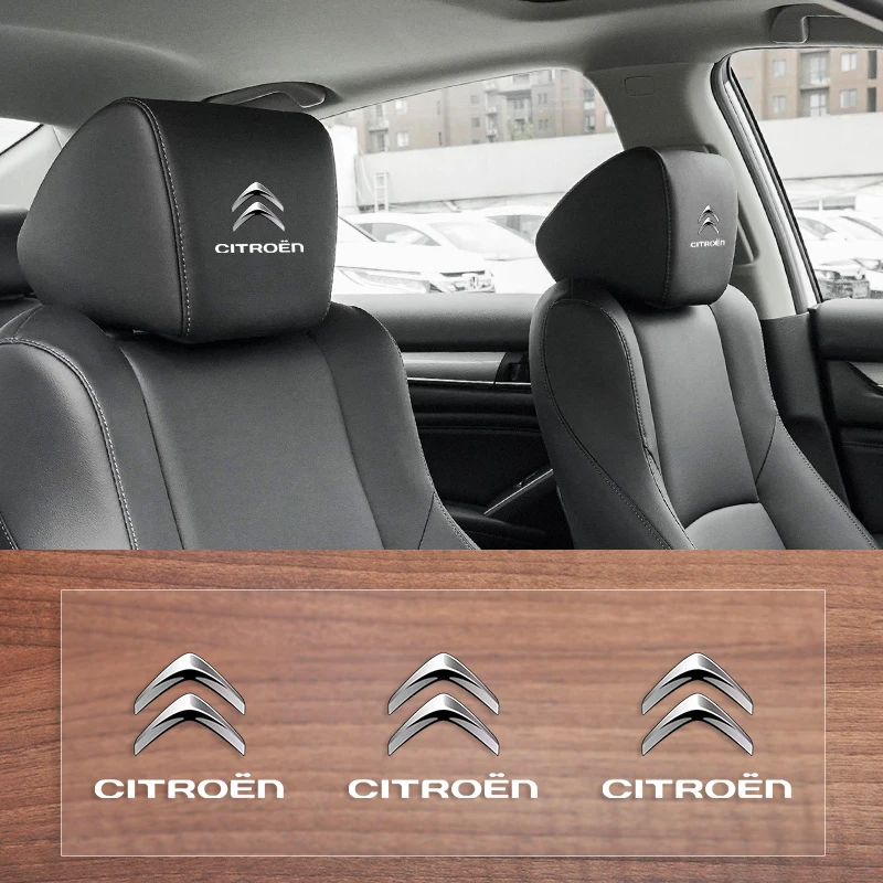 

Автомобильная наклейка на подголовник сиденья авто солнцезащитный козырек наклейки для Citroen C2 C3 C4 C5 C1 Elysee Berling Xsara Picasso Saxo DS3 DS4 DS6