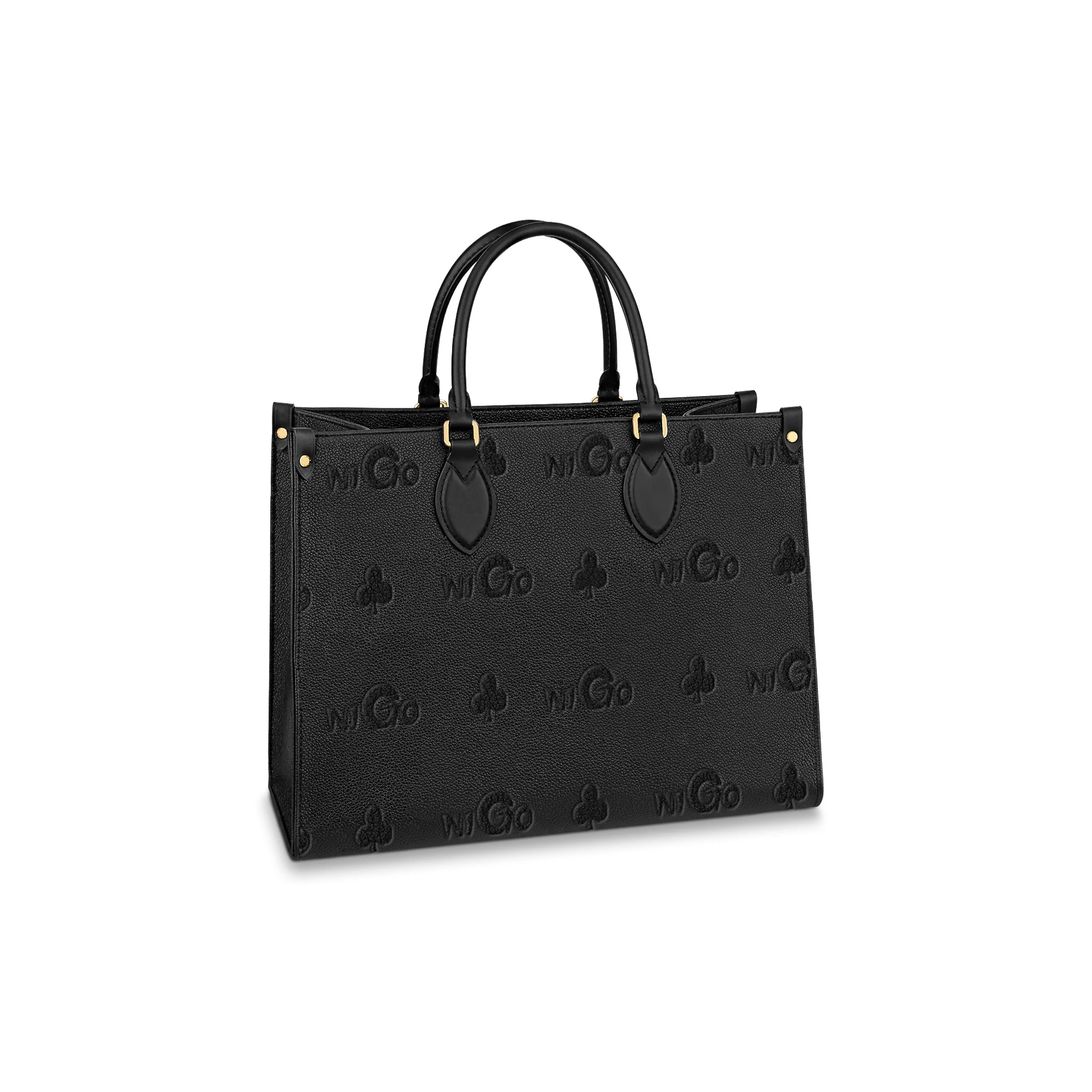 

NIGO Black Printed Leather Tote Bag Bags #nigo4971