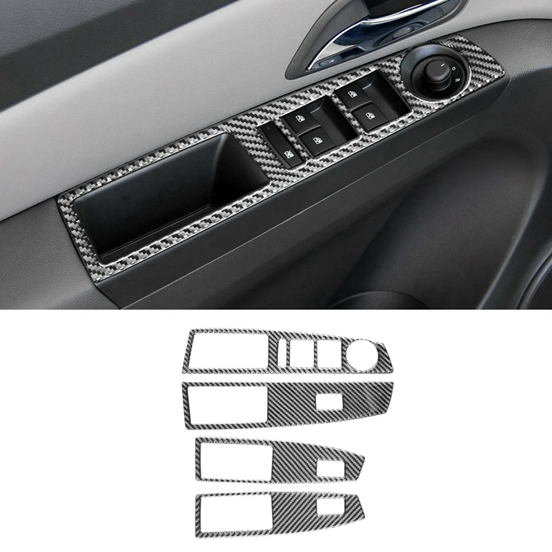

Панель переключателя стеклоподъемника из углеродного волокна для Chevrolet Cruze 2009-2015