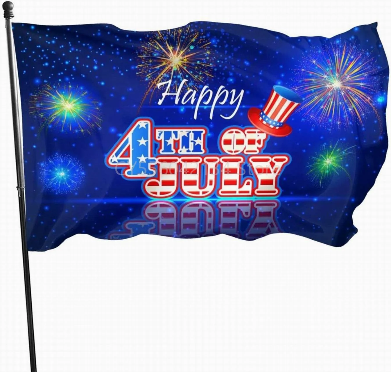 

Independence Day 4th of July American Memorial Day Patriotic Red Star Stripe Flag