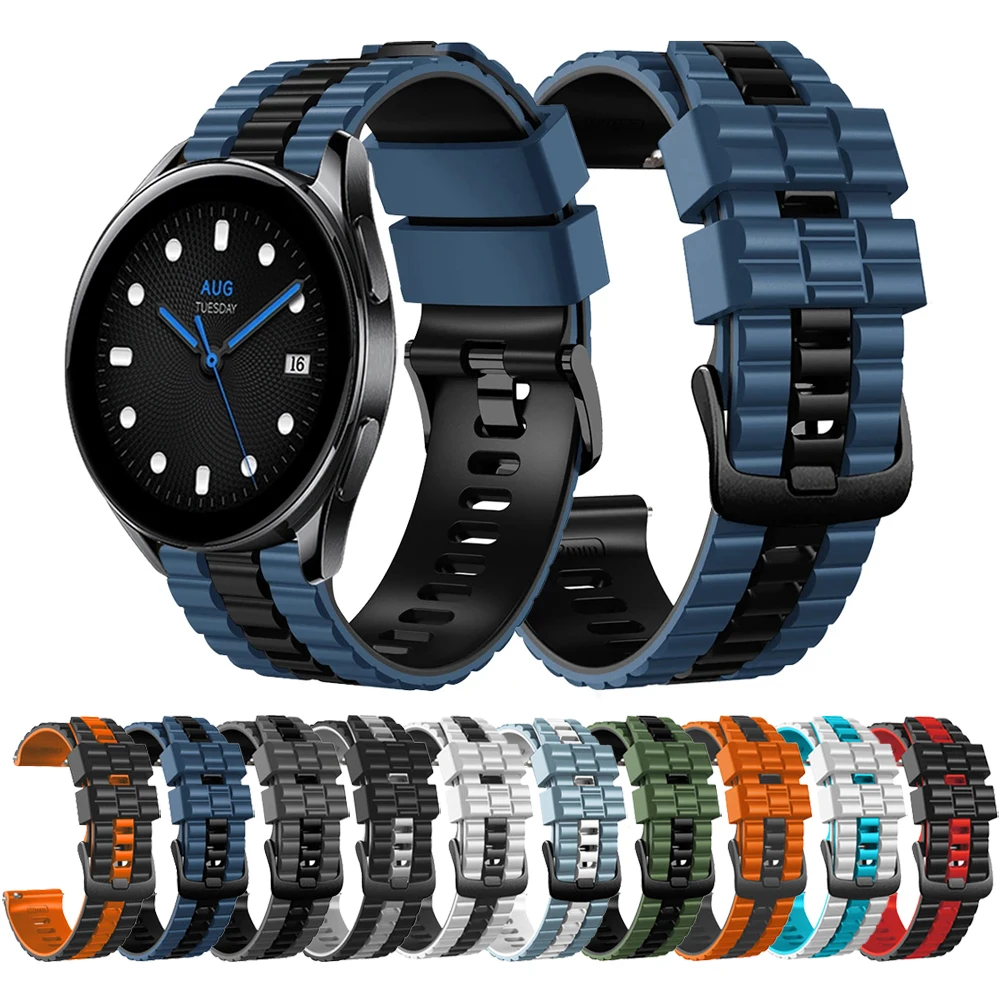 

Ремешок силиконовый для Xiaomi Watch S2, сменный Браслет Для Xiaomi S1 Pro / Active / Mi Watch, цвет 2, 55 мм