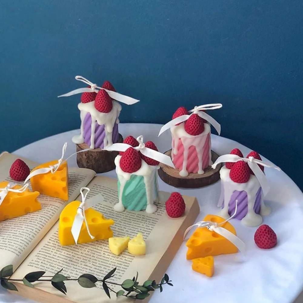 

Форма в виде цилиндрической свечи с 3D спиральными полосками, силиконовая форма «сделай сам» для изготовления свечей, ароматическое мыло ру...