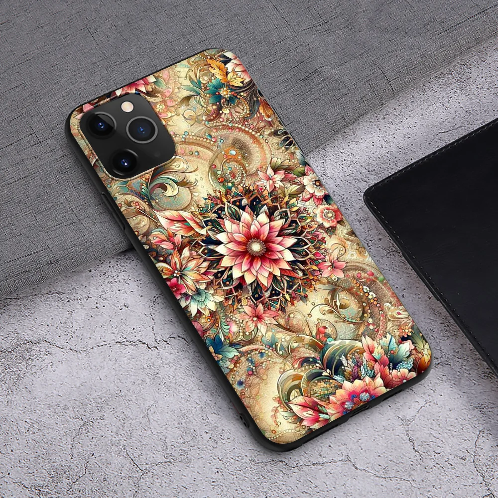Новый высококачественный мягкий чехол Mandala Flower для Huawei Nova 5T 4E 3i 3 2 2i Y6 Y6P Y7 Y9 Honor 20 20s