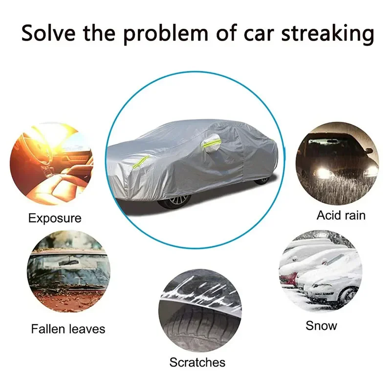 ForCadillac XT5 full Car Covers Dustproof Outdoor Indoor UV Snow Resistant Sun rain Protection waterproof hail cover for car
