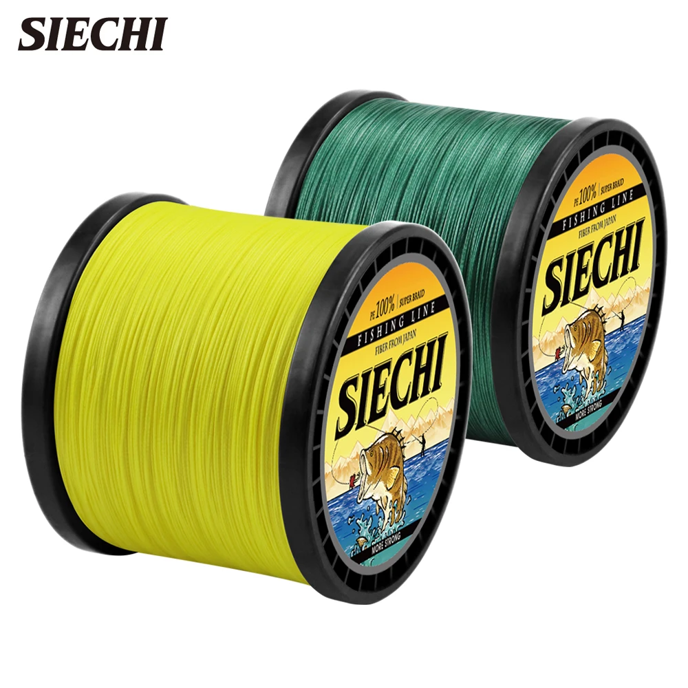 

SIECHI X9 300M 500M 1000M Braided Fishing Line 9 Strands MultiColor Multifilament Saltwater PE Line