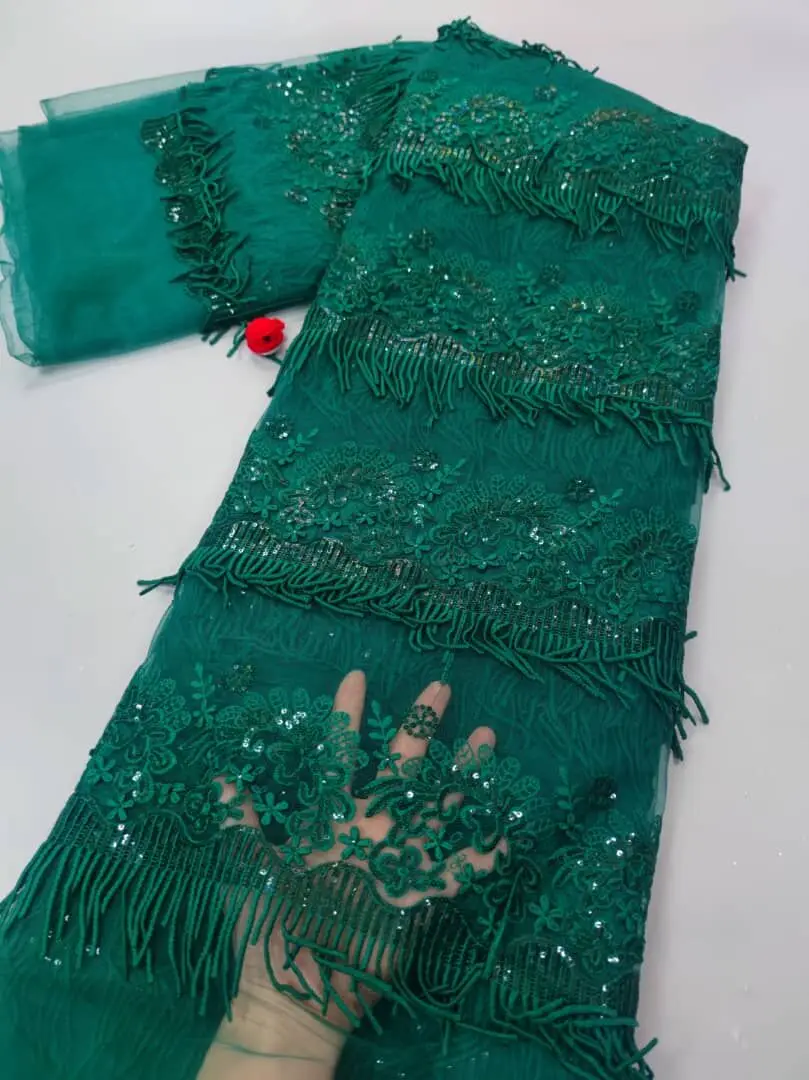 Африканская кружевная ткань 2022 высококачественное кружево 5 ярдов новейшая