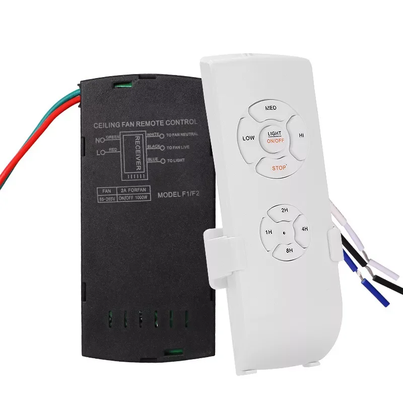 

AC 100-240V WiFi Smart Universal Wireless Ceiling Fan Lamp Remote Controller Kit Remote Adjust Speed Light Remote Control Switch