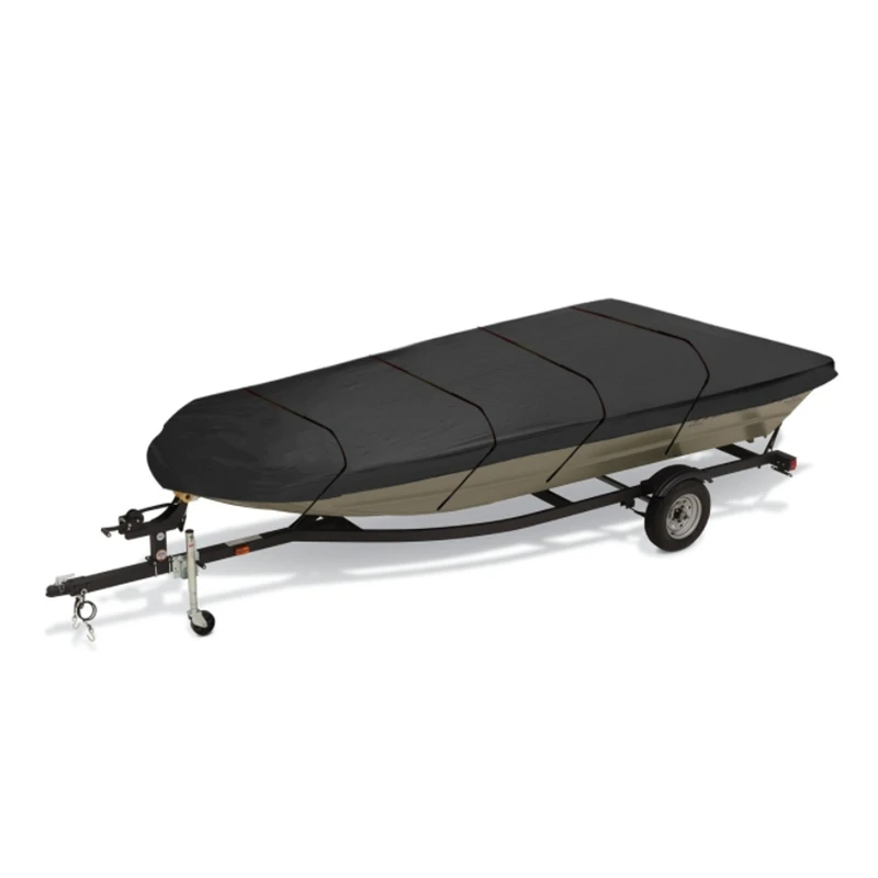 

Water Proof Heavy Duty Boat Cover for Jon Boat 12Ft-18Ft L Beam Width Up to 75 Inch 210D