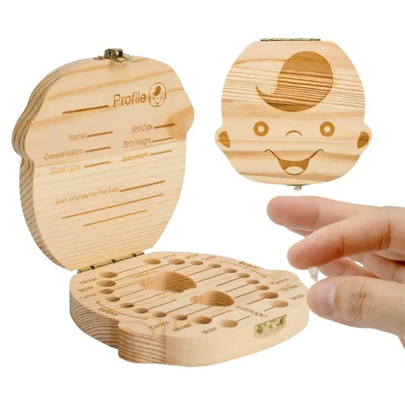 

Tooth Box Baby Teeth Keepsake Box Tooth Saver Tooth Fetal Hair Container For Lost Teeth Teeth Storage Holder For Keeping The